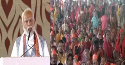 varanasi  पीएम मोदी ने जनता को किया संबोधित  कहा  काशी के लोगों ने सांसद ही नहीं बल्कि तीसरी बार पीएम भी चुना