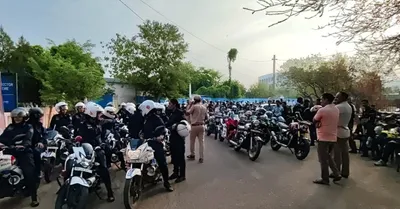 rajasthan  एनसीबी ने नशे के खिलाफ निकाली जागरूकता बाइक रैली